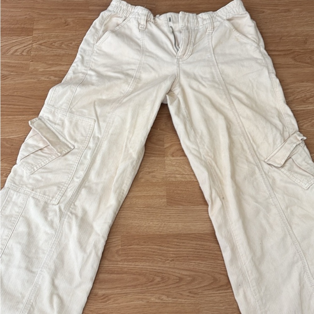 BDG corduroy Cream Cargo stright Pants